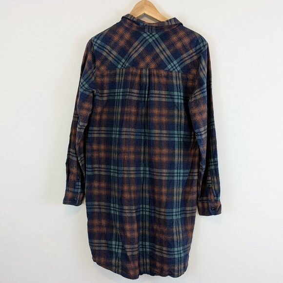 Toad & Co Camas Flannel Shirtdress plaid - Picture 3 of 11